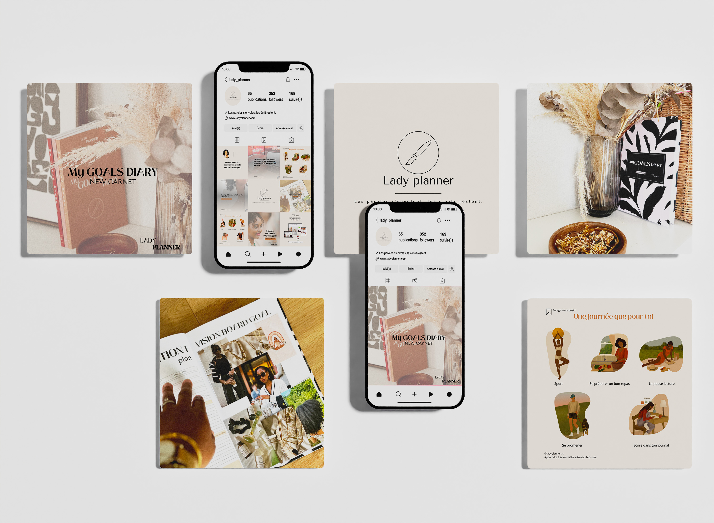 Lady Planner réseaux sociaux